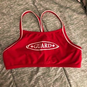 Lifeguard Swim Top